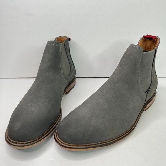Steve Madden Golde Chelsea Casual Ankle Boots Men’s Grey Size 11 #545 - Picture 2 of 12